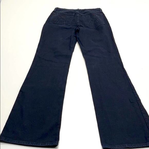 NYDJ Womens 2 Black Bootcut Jeans - Picture 3 of 5